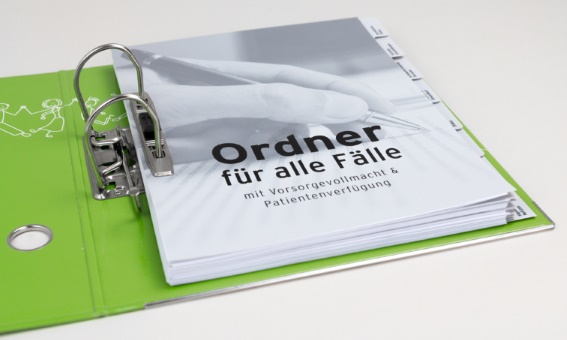Ordner für alle Fälle - aufgeschlagen